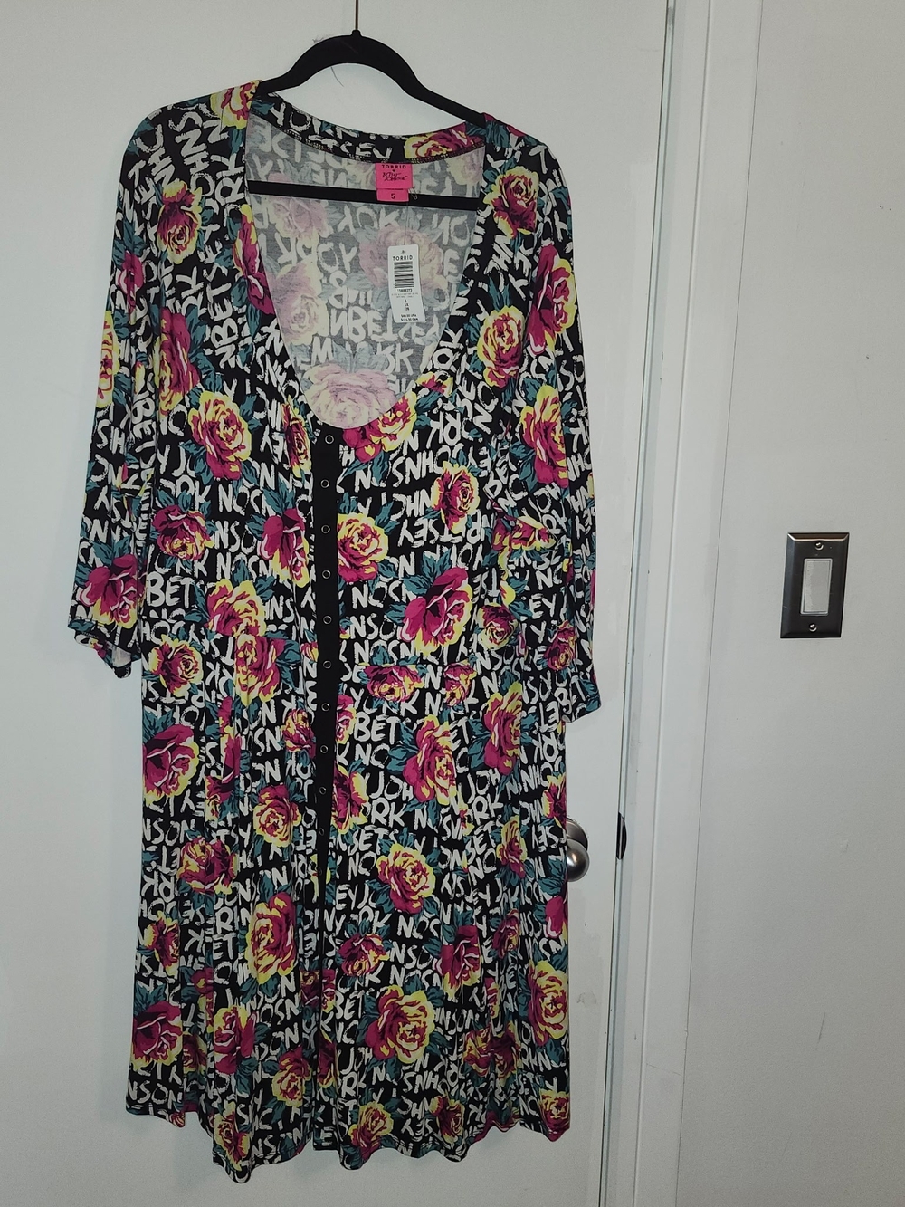 Betsy Johnson Plus Size Dress Size 5x Floral